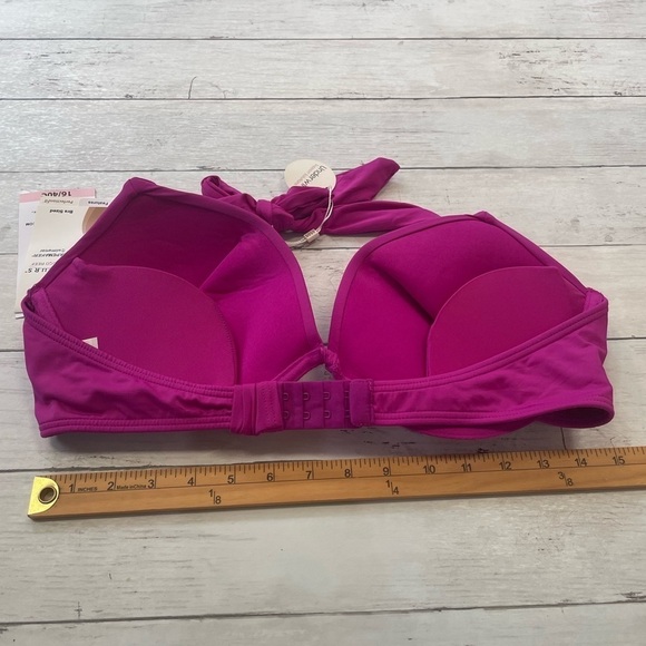 COCO REEF Keepsake Solid Cameo Halter Bikini Top pink fusion 16/40C - Picture 8 of 14